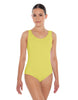 Solid Lycra Cross Back Tank Leotard