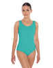 Solid Lycra Cross Back Tank Leotard