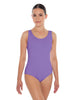 Solid Lycra Cross Back Tank Leotard