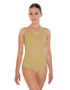 Solid Lycra Cross Back Tank Leotard