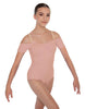 Solid Lycra Off The Shoulder Cap Sleeve Leotard