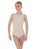 Solid Lycra Boatneck Open Back Leotard