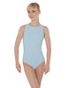 Solid Lycra Boatneck Open Back Leotard