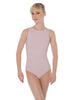 Solid Lycra Boatneck Open Back Leotard
