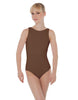 Solid Lycra Boatneck Open Back Leotard