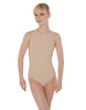 Solid Lycra Boatneck Open Back Leotard