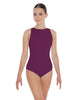 Solid Lycra High Back Tank Leotard