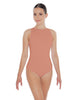 Solid Lycra High Back Tank Leotard