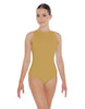 Solid Lycra High Back Tank Leotard
