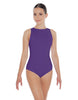 Solid Lycra High Back Tank Leotard