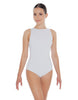 Solid Lycra High Back Tank Leotard