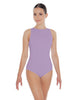 Solid Lycra High Back Tank Leotard