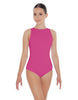 Solid Lycra High Back Tank Leotard