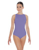 Solid Lycra High Back Tank Leotard