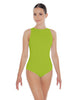 Solid Lycra High Back Tank Leotard