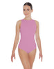 Solid Lycra High Back Tank Leotard