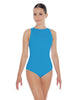 Solid Lycra High Back Tank Leotard