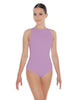 Solid Lycra High Back Tank Leotard