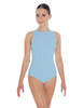 Solid Lycra High Back Tank Leotard