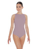 Solid Lycra High Back Tank Leotard