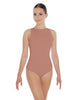 Solid Lycra High Back Tank Leotard