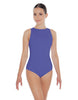 Solid Lycra High Back Tank Leotard