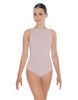 Solid Lycra High Back Tank Leotard