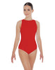 Solid Lycra High Back Tank Leotard