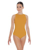 Solid Lycra High Back Tank Leotard