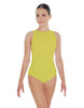 Solid Lycra High Back Tank Leotard