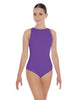 Solid Lycra High Back Tank Leotard