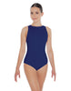 Solid Lycra High Back Tank Leotard