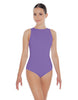 Solid Lycra High Back Tank Leotard