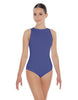 Solid Lycra High Back Tank Leotard