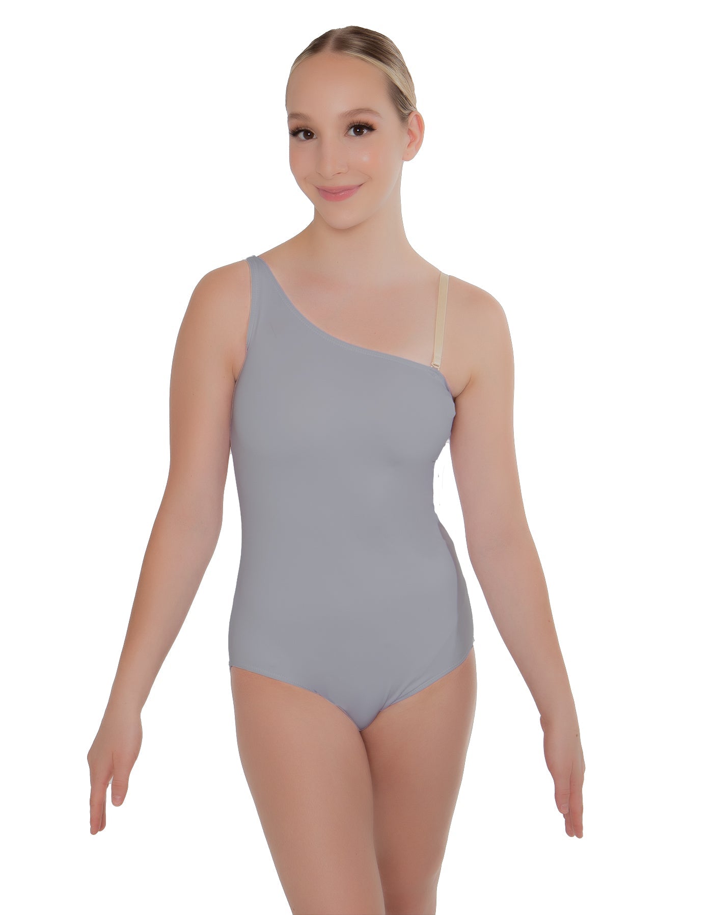 Solid Lycra One Shoulder Leotard