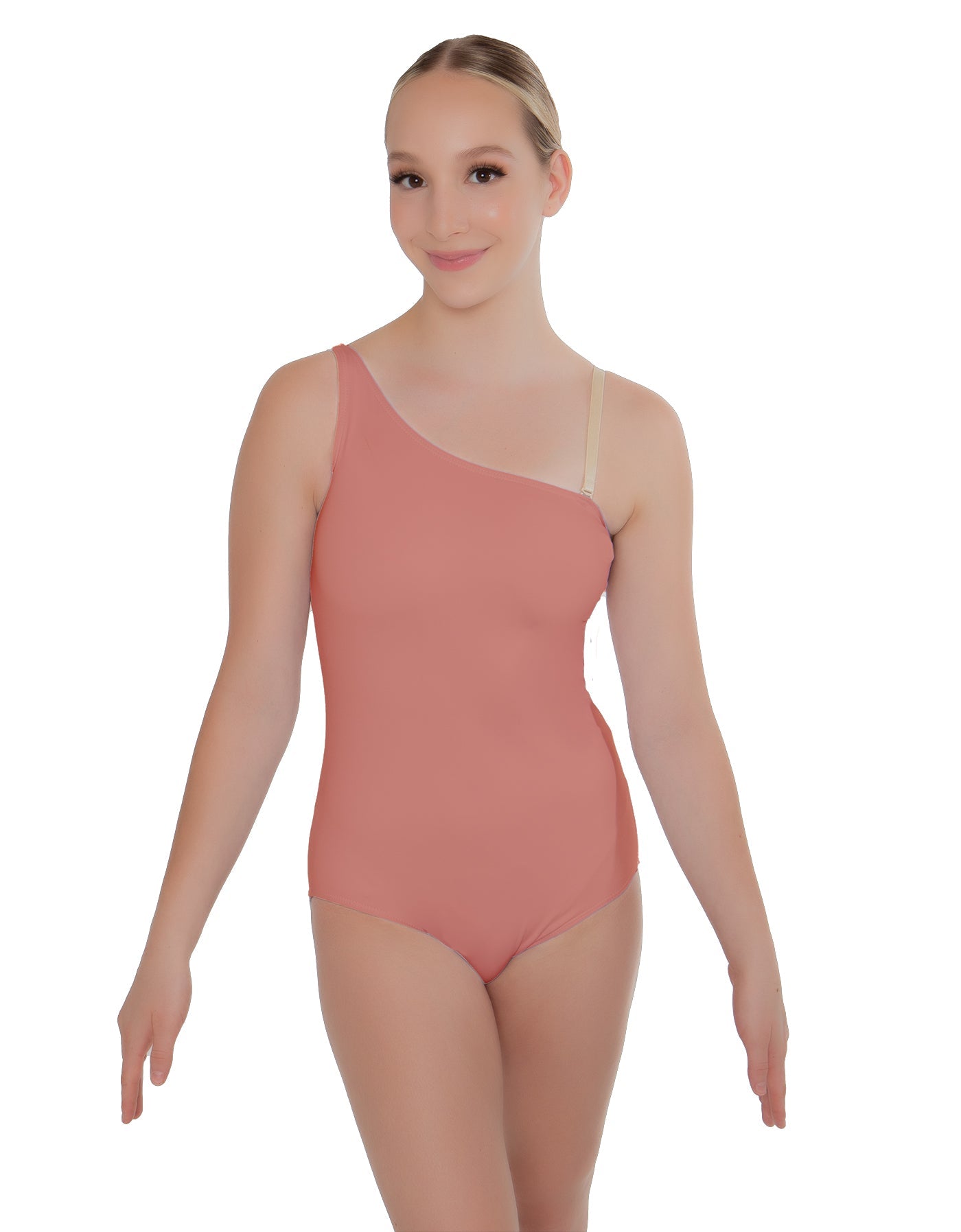 Solid Lycra One Shoulder Leotard