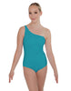 Solid Lycra One Shoulder Leotard