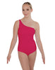 Solid Lycra One Shoulder Leotard