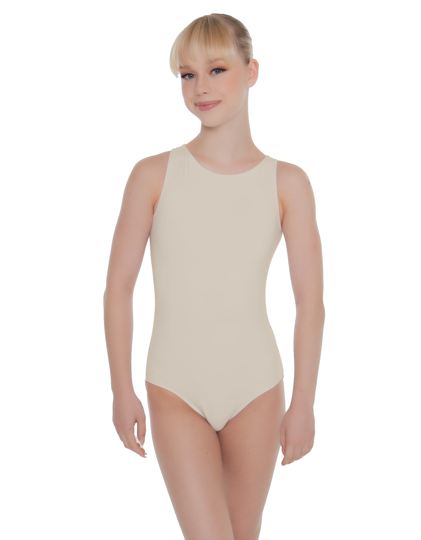 Solid Lycra Open Bow Back Leotard