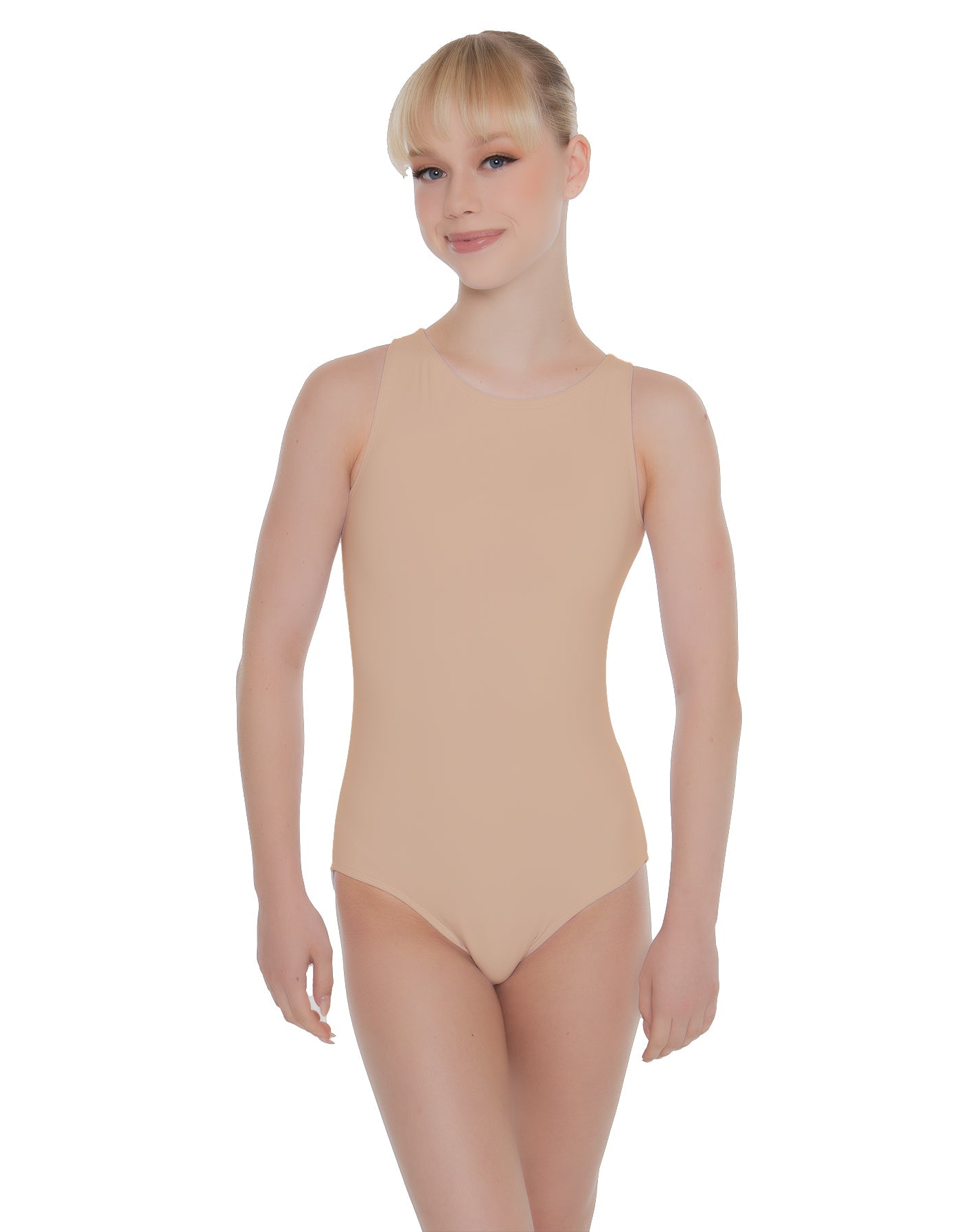 Solid Lycra Open Bow Back Leotard