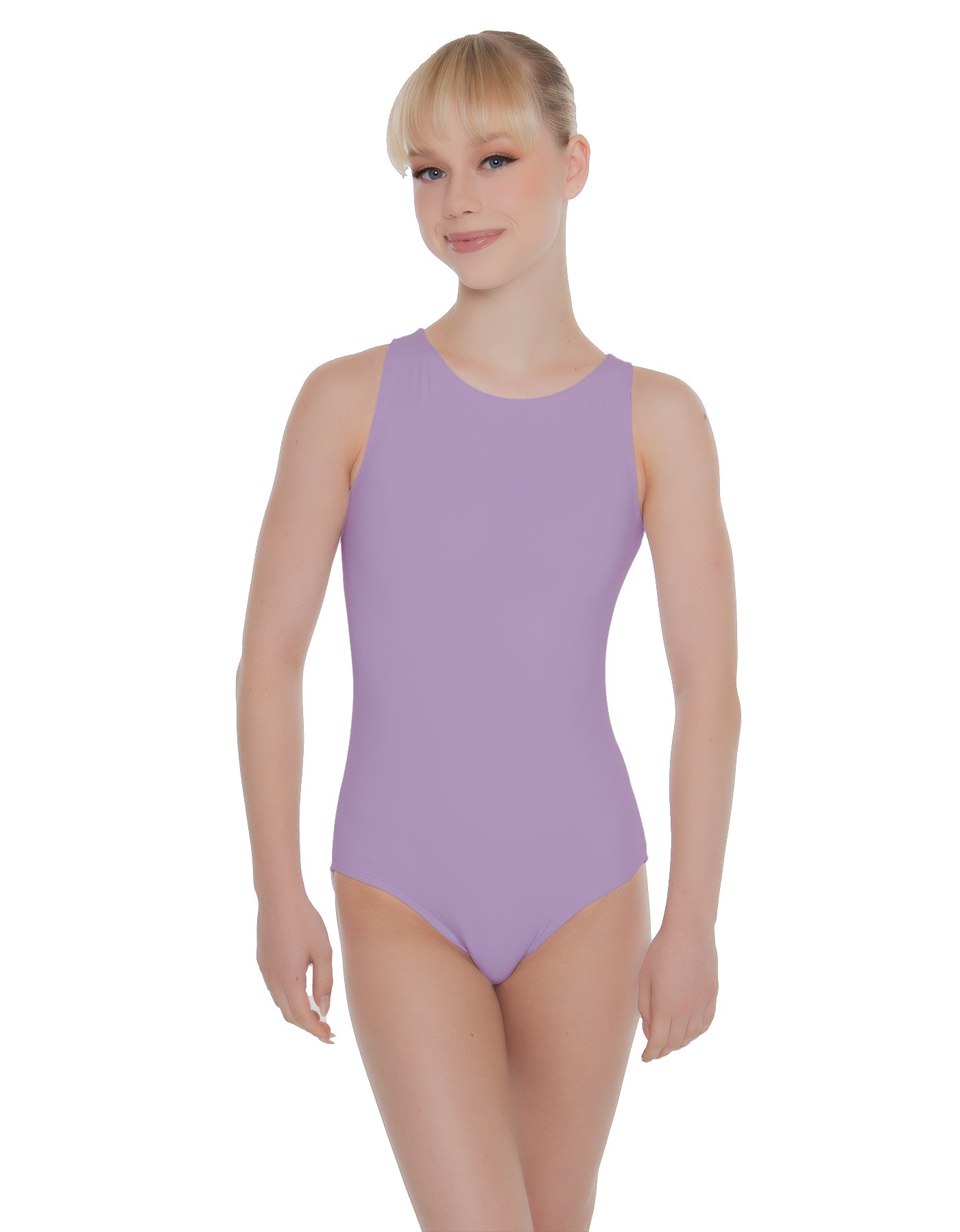Solid Lycra Open Bow Back Leotard