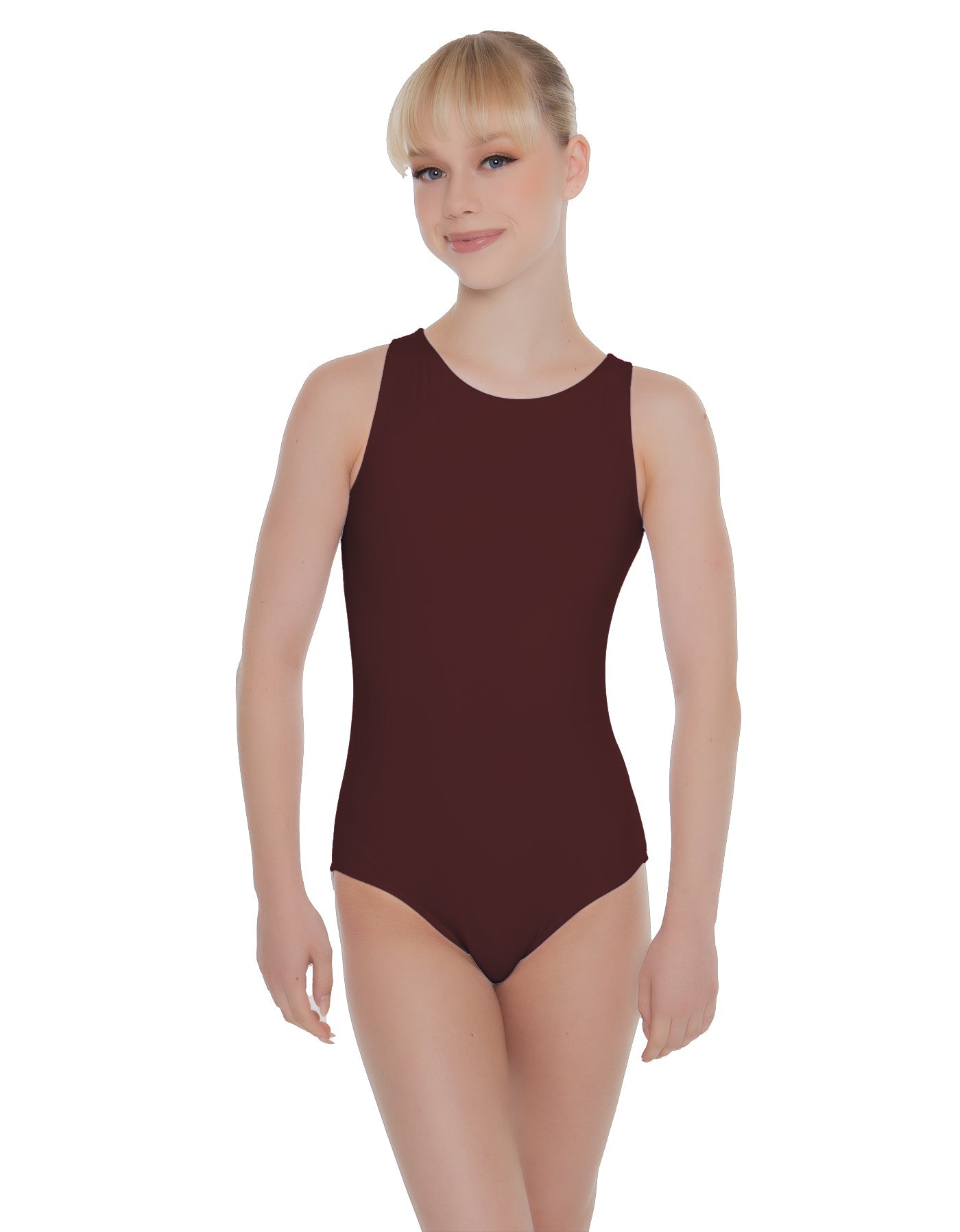 Solid Lycra Open Bow Back Leotard