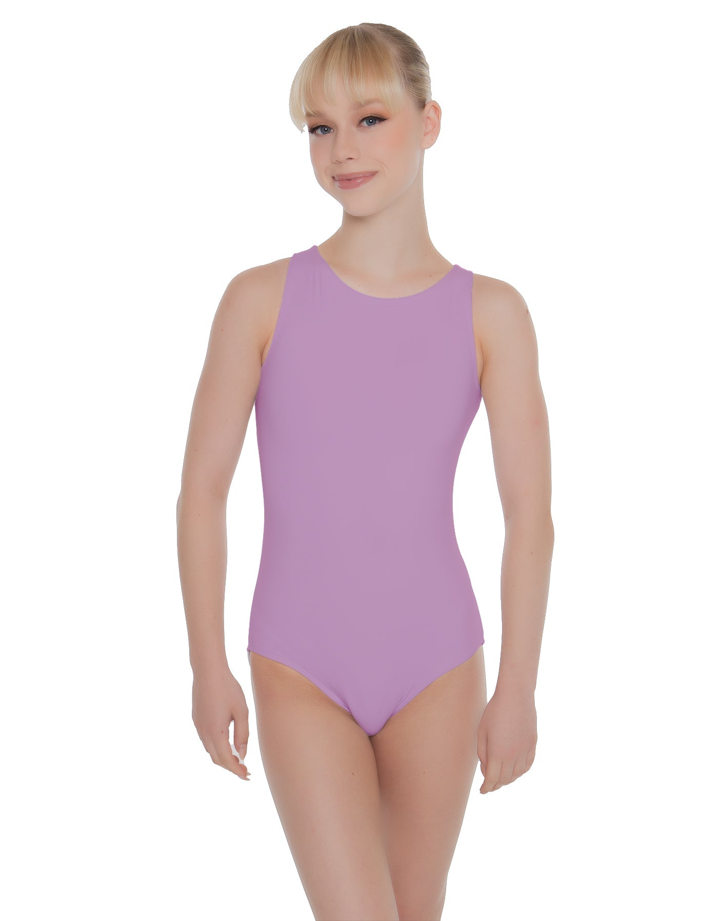 Solid Lycra Open Bow Back Leotard