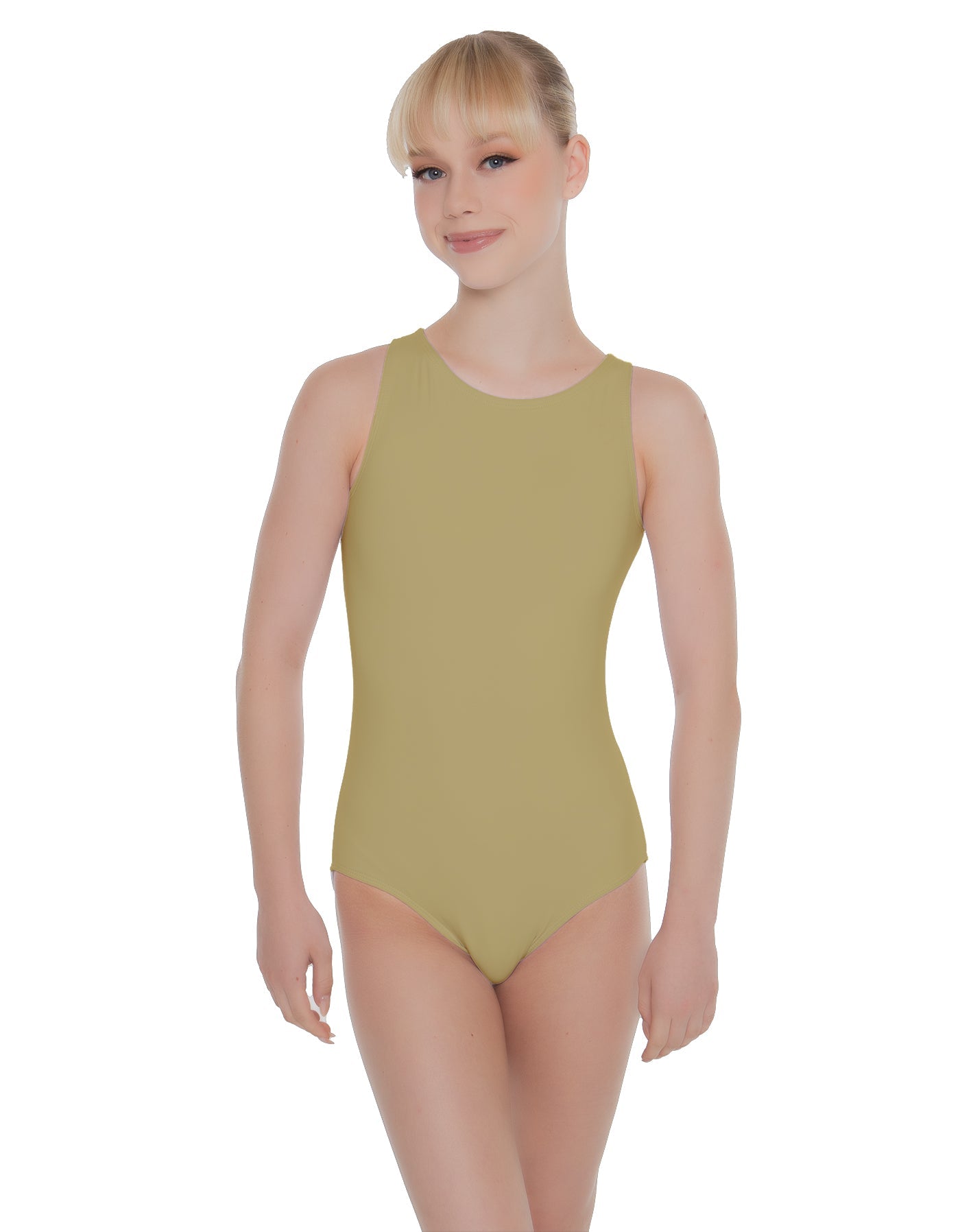 Solid Lycra Open Bow Back Leotard
