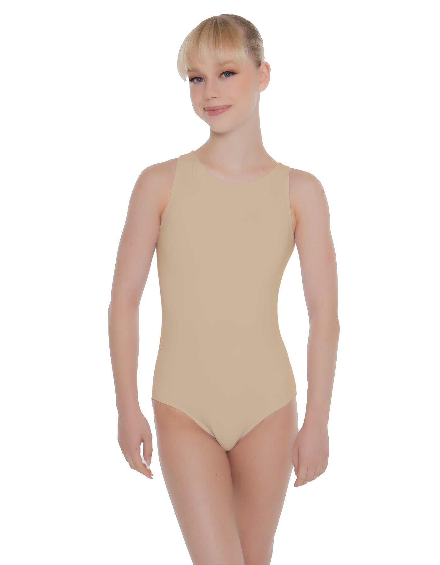 Solid Lycra Open Bow Back Leotard