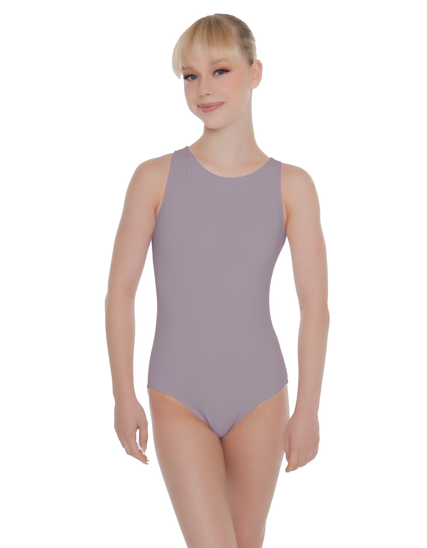 Solid Lycra Open Bow Back Leotard