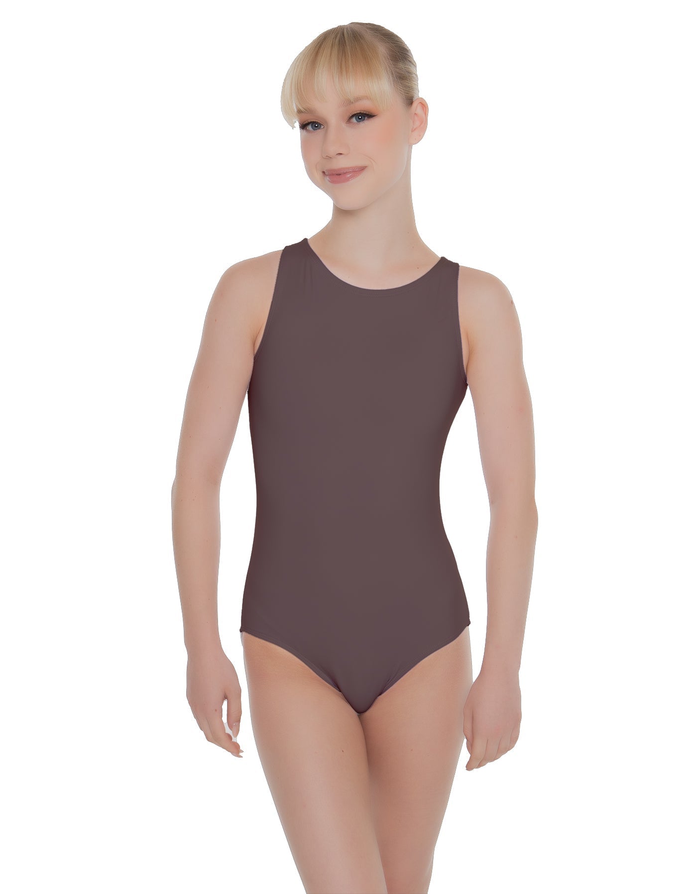 Solid Lycra Open Bow Back Leotard