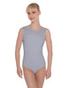 Solid Lycra Sleeveless Open Back Leotard