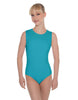 Solid Lycra Sleeveless Open Back Leotard