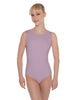Solid Lycra Sleeveless Open Back Leotard